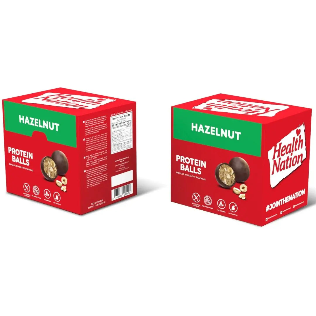 HEALTH NATION HAZELNUT PROTEIN BALLS