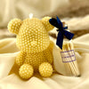 LE MEILLEUR YELLOW TEDDY SCENTED CANDLE WITH MATCHES