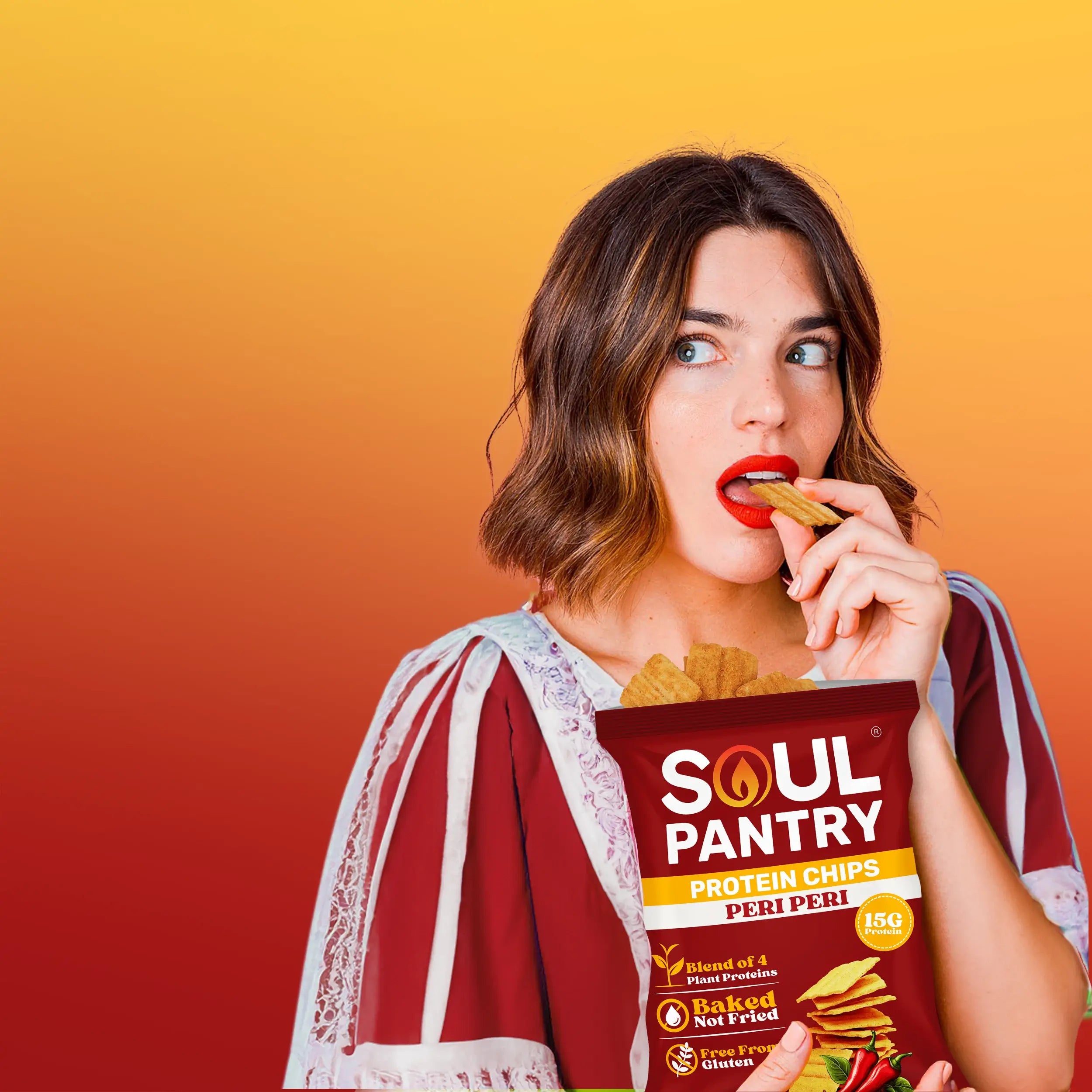 SOUL PANTRY PERI PERI PROTEIN CHIPS