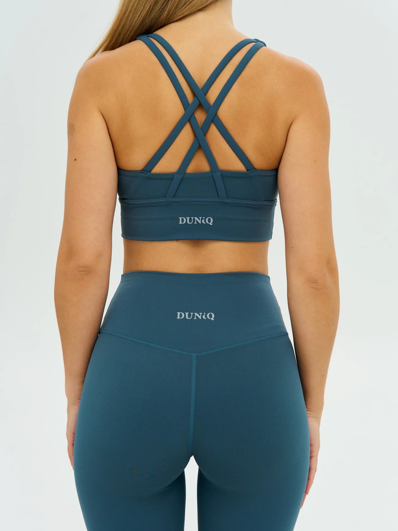 DUNIQ CROSS BACK SPORTS BRA - OCEAN WAVE - SQOON