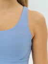 DUNIQ CROSS BACK SPORTS BRA - SKY BLUE - SQOON