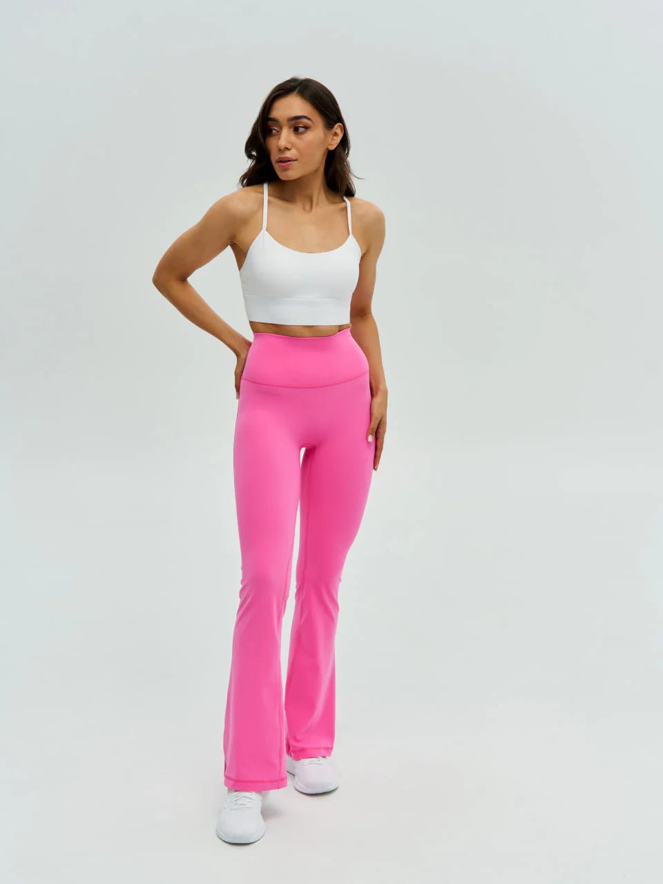 DUNIQ FLARE LEGGINGS - PINK - SQOON