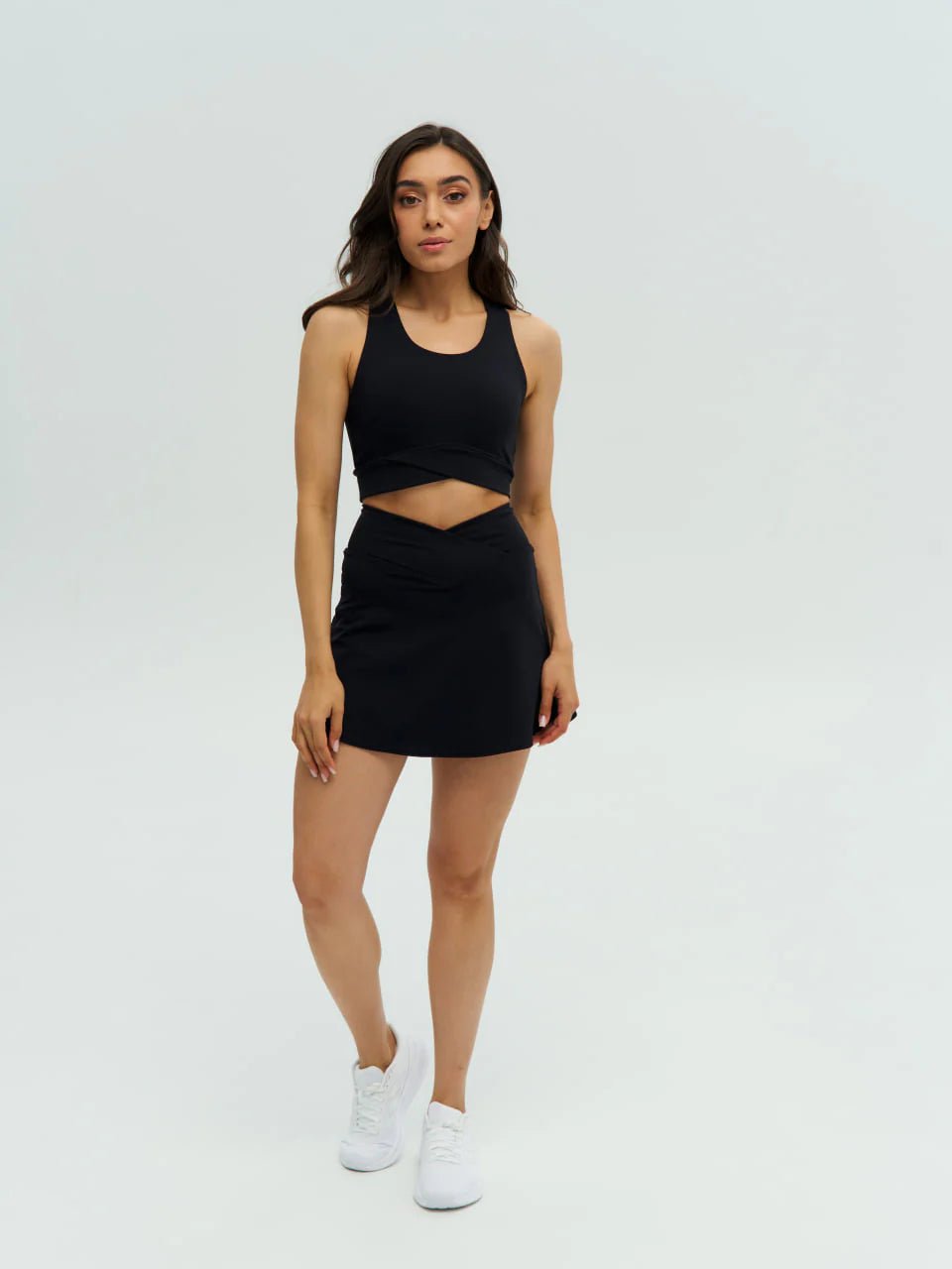 DUNIQ TENNIS SKIRT - BLACK - SQOON