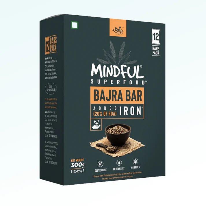 EAT ANYTIME BAJRA MILLET BARS - SQOON