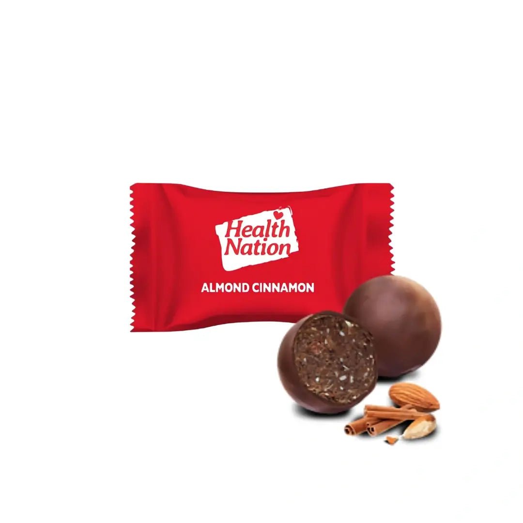 HEALTH NATION ALMOND CINNAMON PROTEIN BALLS - SQOON