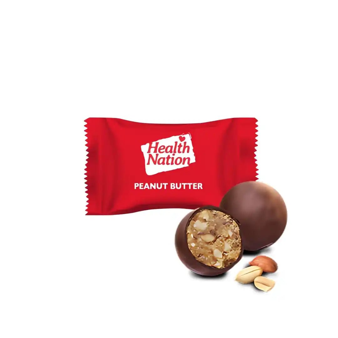 HEALTH NATION PEANUT BUTTER PROTEIN BALLS - SQOON