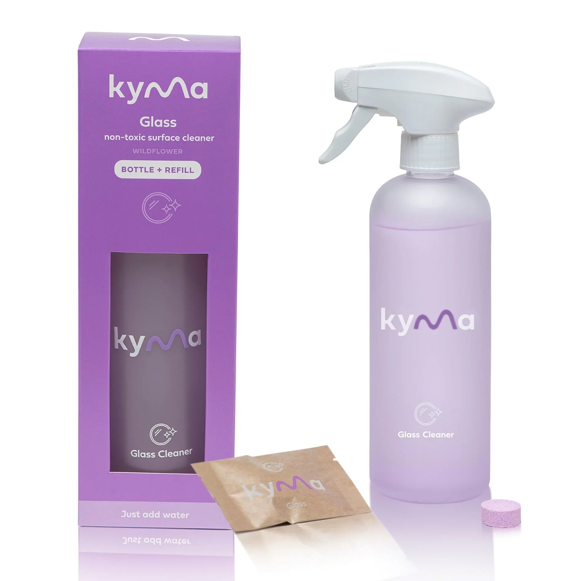 KYMA GLASS CLEANER SINGLE BOTTLE BOX (500ml) - SQOON