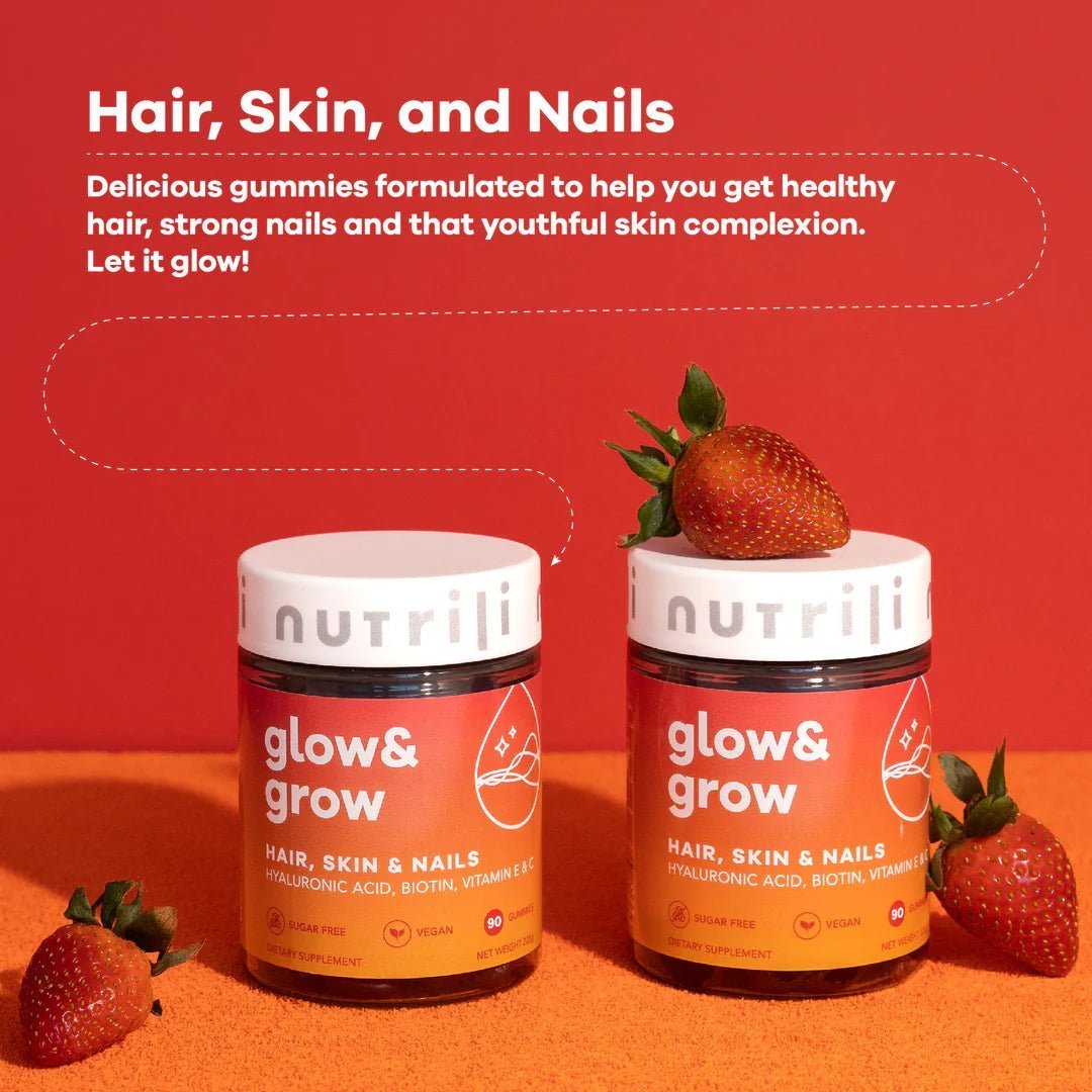 NUTRILI Glow & Grow Sugar Free Gummies - SQOON