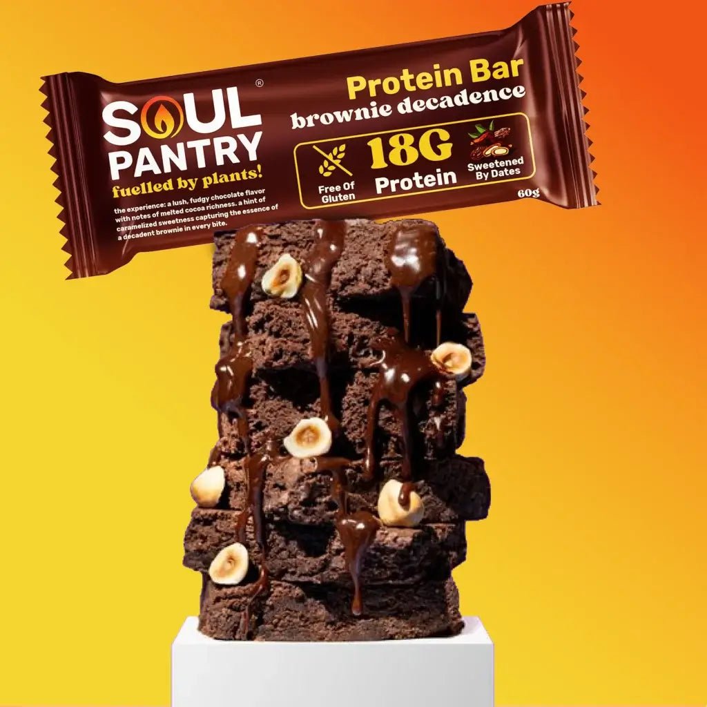 SOUL PANTRY BROWNIE DECADENCE PLANT PROTEIN BAR - SQOON