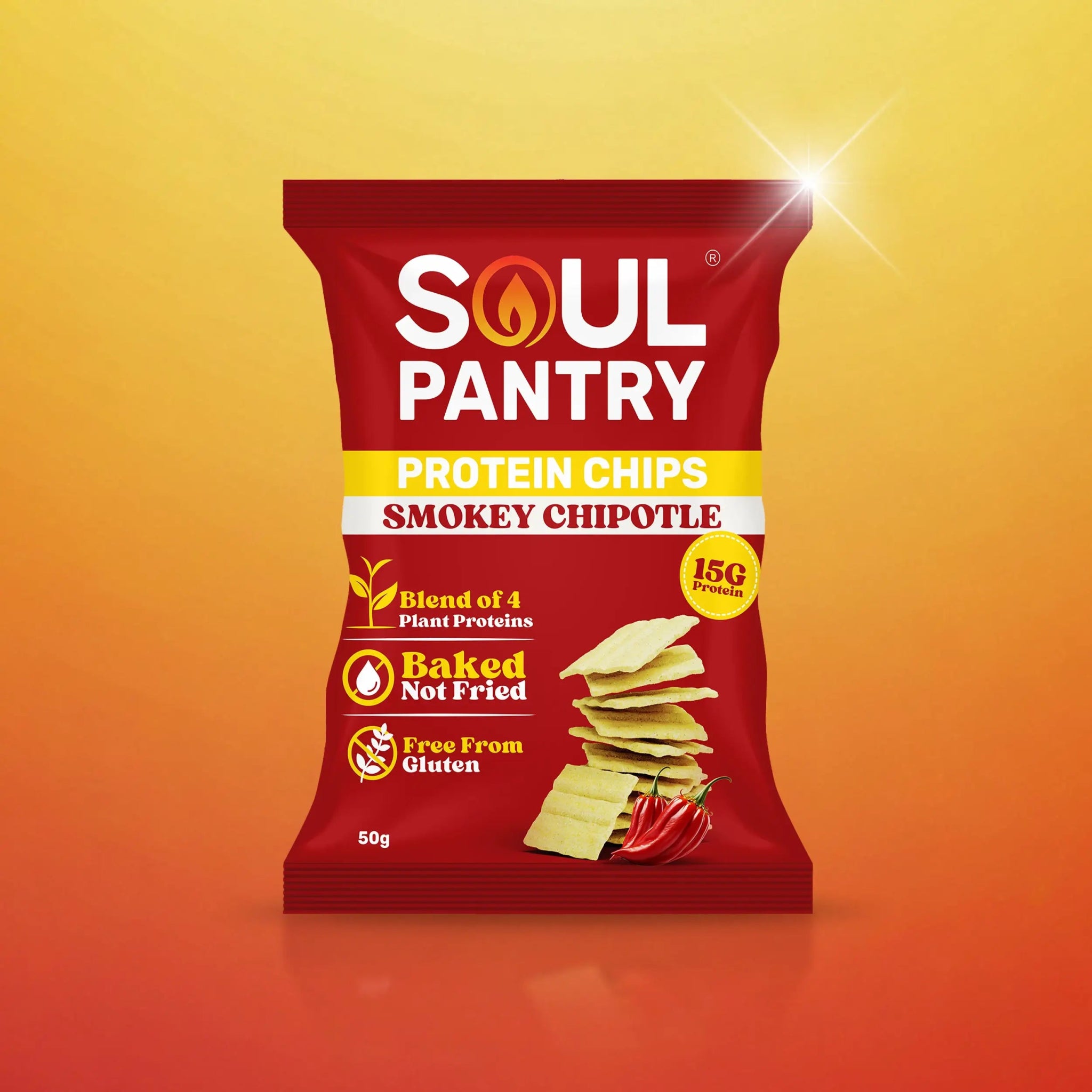 SOUL PANTRY SMOKEY CHIPOTLE PROTEIN CHIPS - SQOON